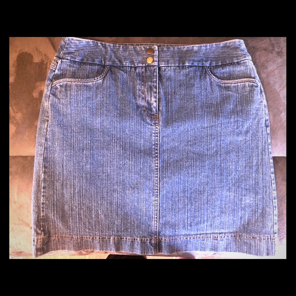Blue jean skirt